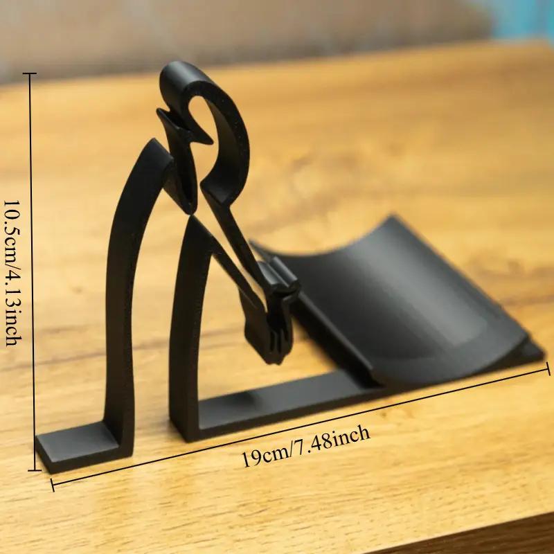 Minimalist and Practical Roll Paper Holder 3D Printing Decoration, Elegant Toilet Paper Holder, Funny and Humorous Tissue Holder