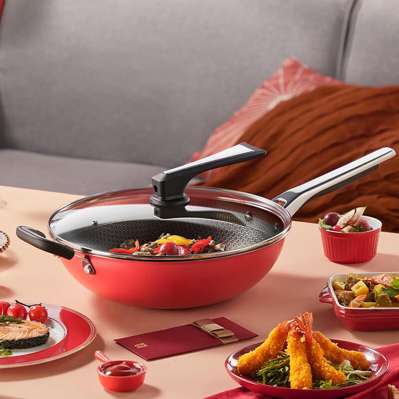 COOKER KING 316L Stainless Steel Non-stick Wok