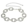 Stylish Women's Versatile Double Ring Metal Chain Belt Essential For Any Outfit