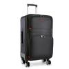 Large Capacity Rolling Suitcase with Universal Wheels, Combination Lock, Leather & Oxford Cloth Travel Bag for Men & Women