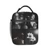 PETAL Arianas Grandes  Music Insulated Lunch Bags Cooler Bag Reusable,Lunch Container  Leakproof Tote Lunch Box Food Storage Bag