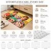 Cute C-CoComelon Floor Mat Cozy Minimalist Flannel Area Rug Anti-Slip Washable Bedroom Living Room Decor