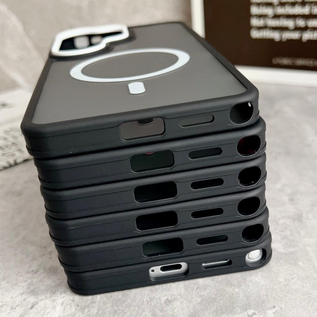 Luxury Matte Clear Magnetic Case for Samsung Galaxy S26 Edge S24 S23 S25 Ultra Plus S25FE S24FE for Magsafe Shockproof Cover