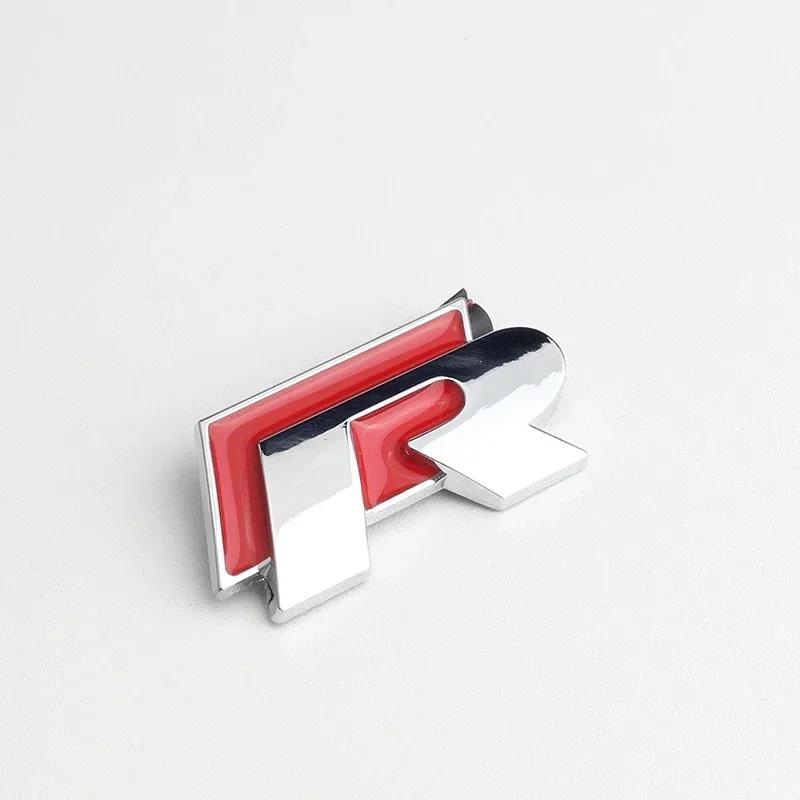 YKPSC1 VW 2026 Hot 3D Car Badge Decal Grill Side Rear Trunk Emblem Sticker for Volkswagen Rline R Logo Polo Passat B5 B6 B7 Golf Jetta