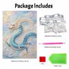 Dragon Pearl Kit 5D DIY Round Rhinestone Art Craft for Adults Home Wall Decoration Beginner Friendly Frameless Design 139