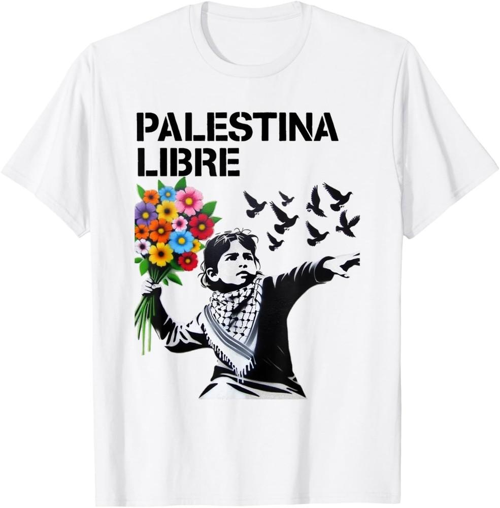 Революция будет показана по телевидению Свободный Палестине (ES) Футболка Unisex S