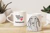 Dachshund I - cup with a dog, adorable cup with a heart-shaped handle, universal gift from the Art-Dog brand