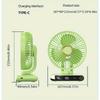 Desktop Desk Fan, Adjustable Up and Down Wind Angle,USB Fan,Hanging and Standing Fan,Built in Battery, Portable for Camping Outdoor,Washable Fan Cover