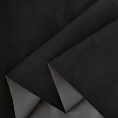Μαύρο συνθετικό 140cm για μαύρο PU απλό ύφασμα [moonfarm] Υφασμάτινο τύπου σουέντ, δέρμα, φαρδύ, φόδρα, εσωτερικό, δέρμα, (2μ)