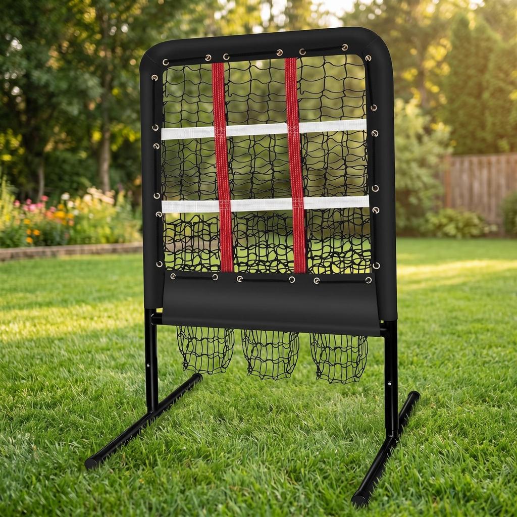 Baseball Net with Target-Zone Versatile for Backyard, Coaches