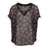 Transparent Top Printed with Round Shapes Woman IMPERIAL