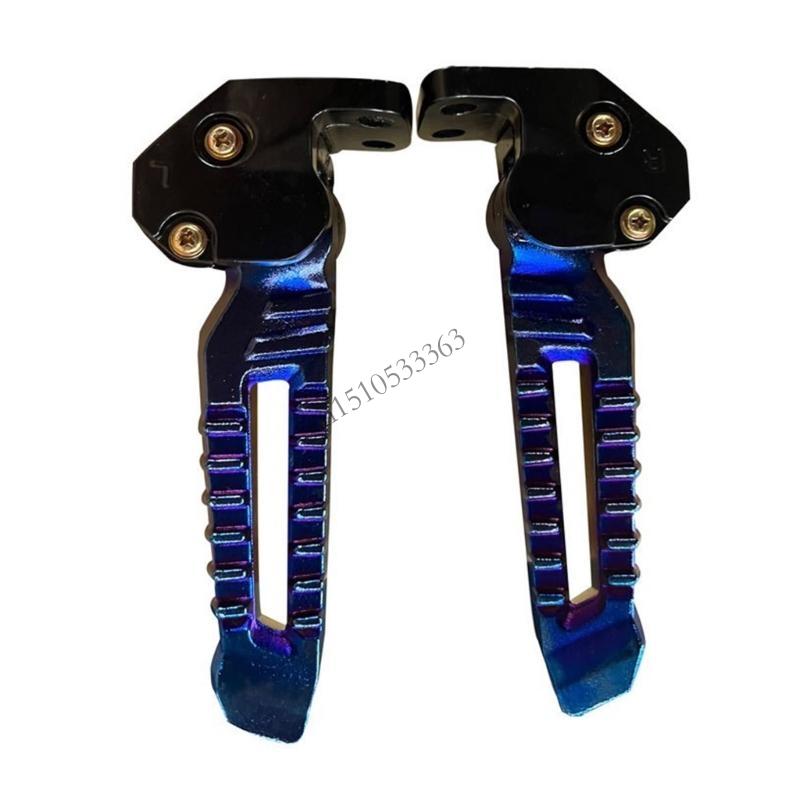 090E Motorbike Accessory Foot Pedal Footrests Easy Installation Footrest Pedal for 150cc 125cc Motorcycle Foot Pegs Universal