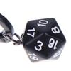 Ceramic Chip Lucky Dice Keychain Gaming Club Chip Pendant Multi Functional Round Chip Key Holder Pendant Keyring