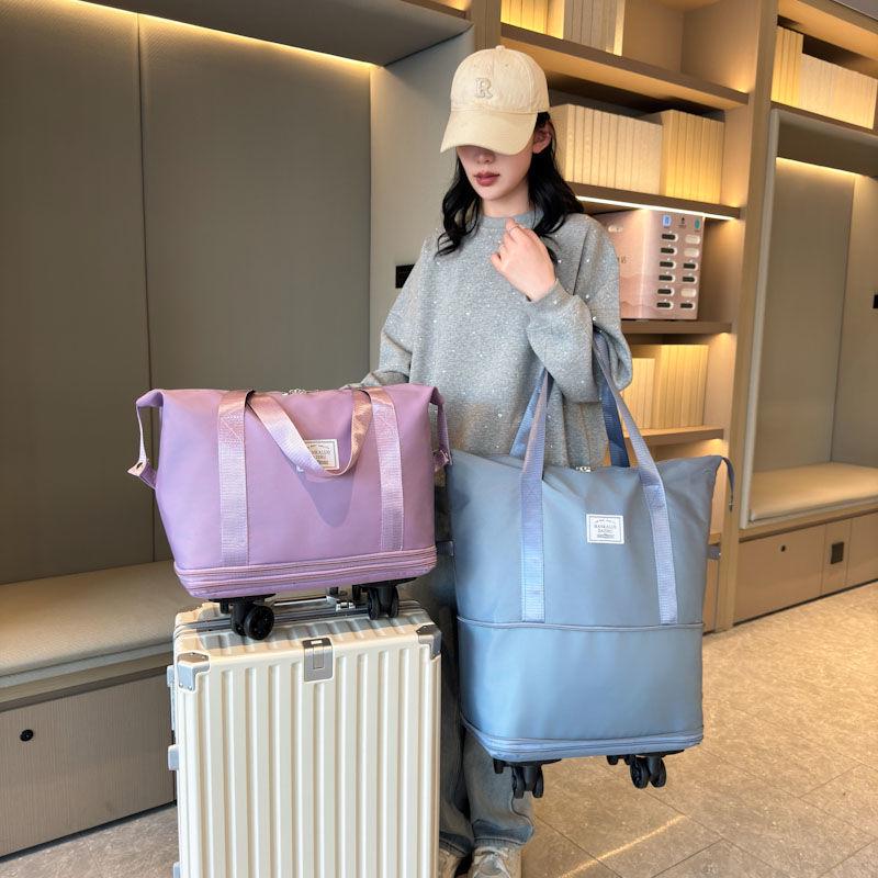 Bardzo duża torba podróżna na kółkach uniwersalnych - Idealna na podróże służbowe i krótkie wyjazdy