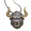 Fashionable Personalized Retro Domineering Bull Head Pendant Necklace