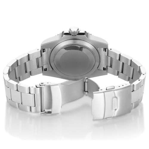 ADDIESDIVE Men's Quartz Diving Watch, Diver 200M, Blue Dial, Luminous Stainless Steel Strap, Blue Steel, Quartz Movement.