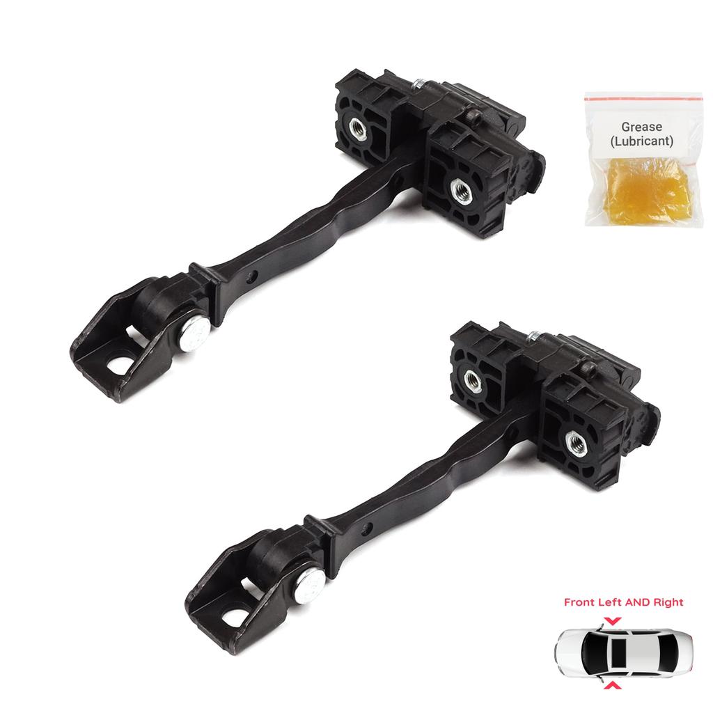 BDP1343-1 2 Pieces Front Door Hinge Brake Stop Check Strap Limiter for VW Polo MK5 6R 6C 60 61 2009-2022 4/5 Door MK4 9A 9N Sedan 6R4837249