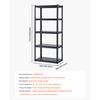 SucceBuy 5-Tier Garage Storage Shelves 2000 lbs Adjustable Metal Shelving Utility Rack Shelf for Kitchen Warehouse Basement