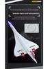 Kaiwei 1:168 Concorde Supersonic Passenger Jet Model with Sound and Light.