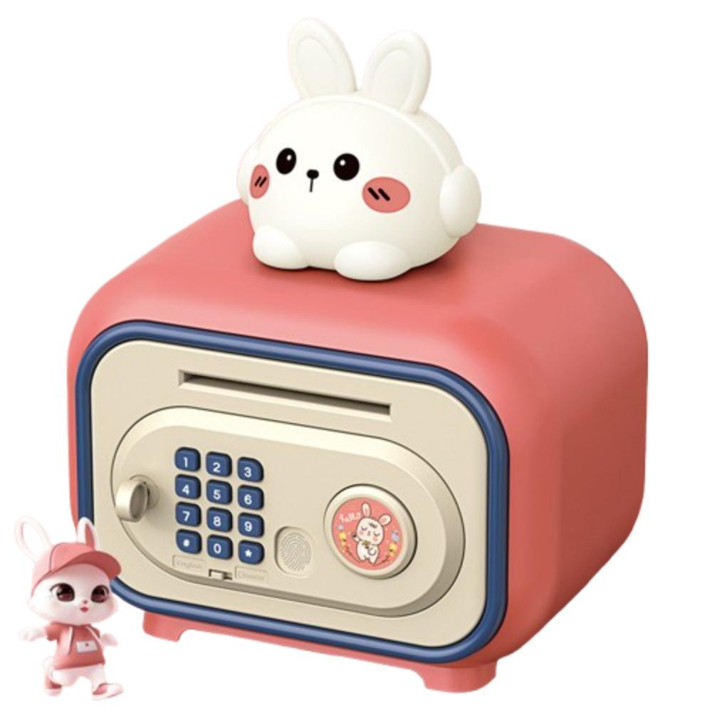 Inteligentna skarbonka z przypomnieniem głosowym i zabezpieczeniem na odcisk palca - Skarbonki dla dzieci Dekoracja domu