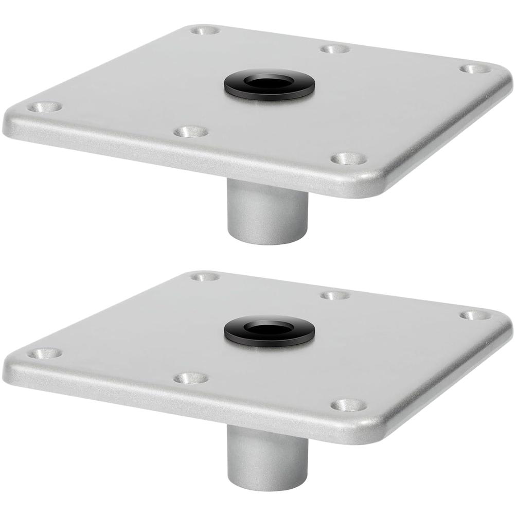 

7x7 Inch Mount Boat Seat Base Boat Seating Replacement Reinforced Load-bearing Baking Varnish Finish Acetal Bushing
