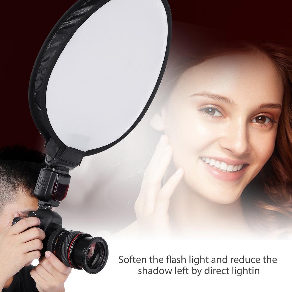 40cm Portable Universal Flash Flashlight Softbox Diffuser for External Speedlite