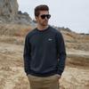 Jeep Men's Thickened Warm Casual Round Neck Sweatshirt