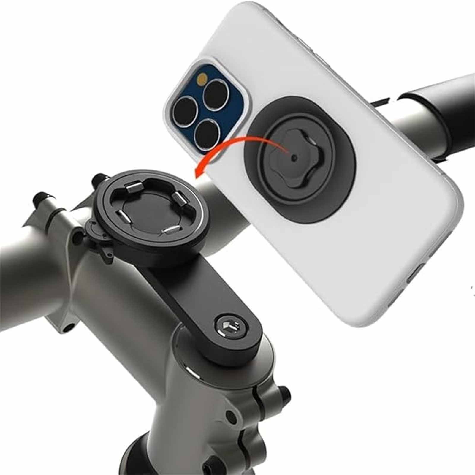 

Mobile Phone Stand – Vertical Holder with Stopwatch Back Buckle & Extended Mount for Cycling One Size чёрный