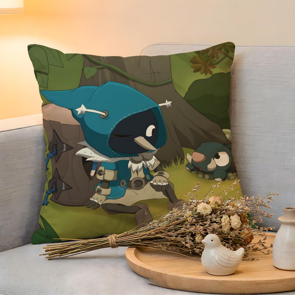 Cushion Cover Linen SkinFriendly Soft Decorative Case For Sofa Home Decor Game DDofus Pillow Cover