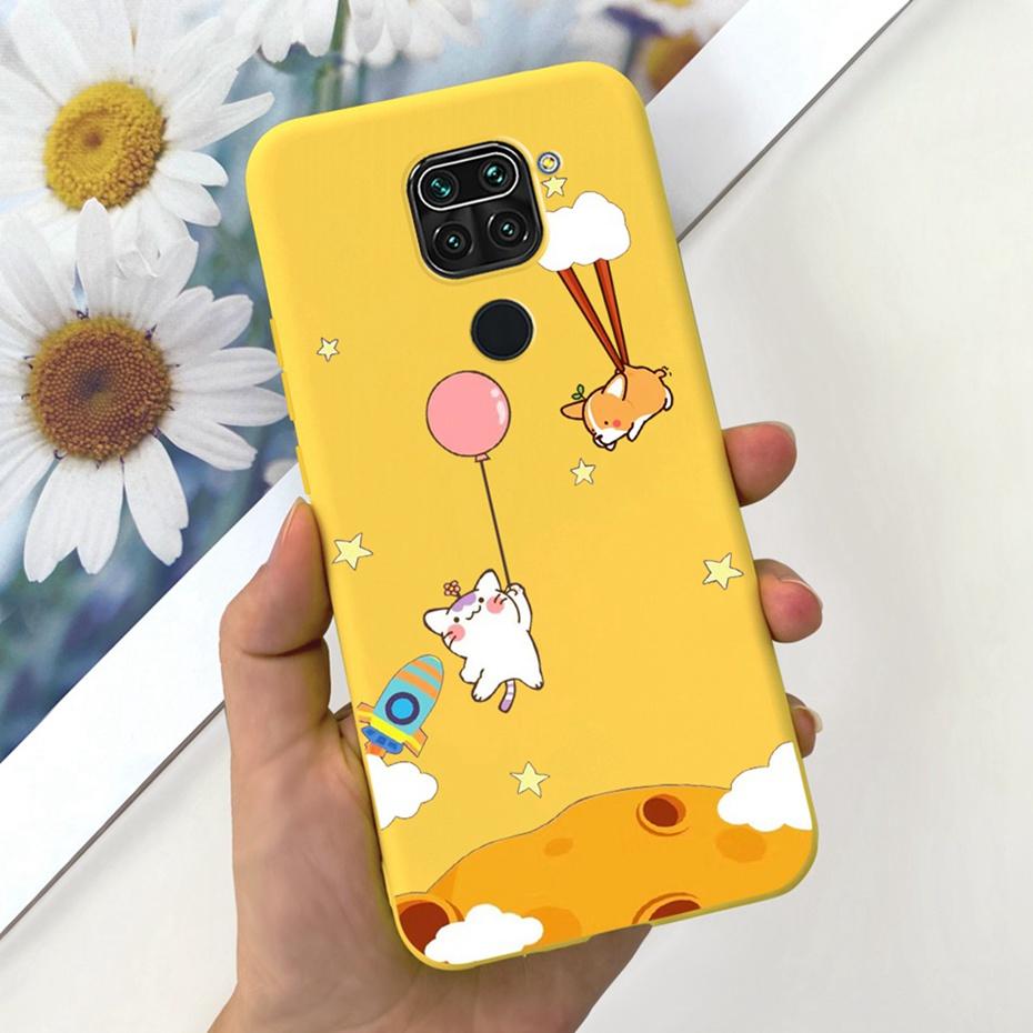 For Xiaomi Redmi Note 9 9s 9 Pro Max Cute Animals Cartoon Phone Case For Redmi Note9 9s 9Pro Candy Color Soft Silicon Back Cover