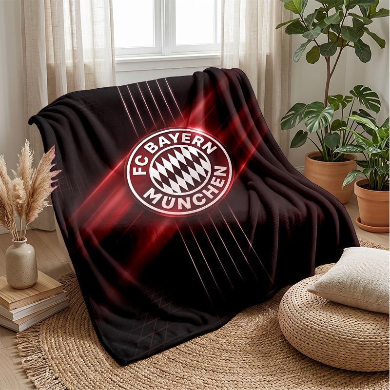 Coperta in Morbido Pile di Flanella del Bayern Monaco Leggera Accogliente Calda Coperta Plaid per Divano Letto Decorazione Casa