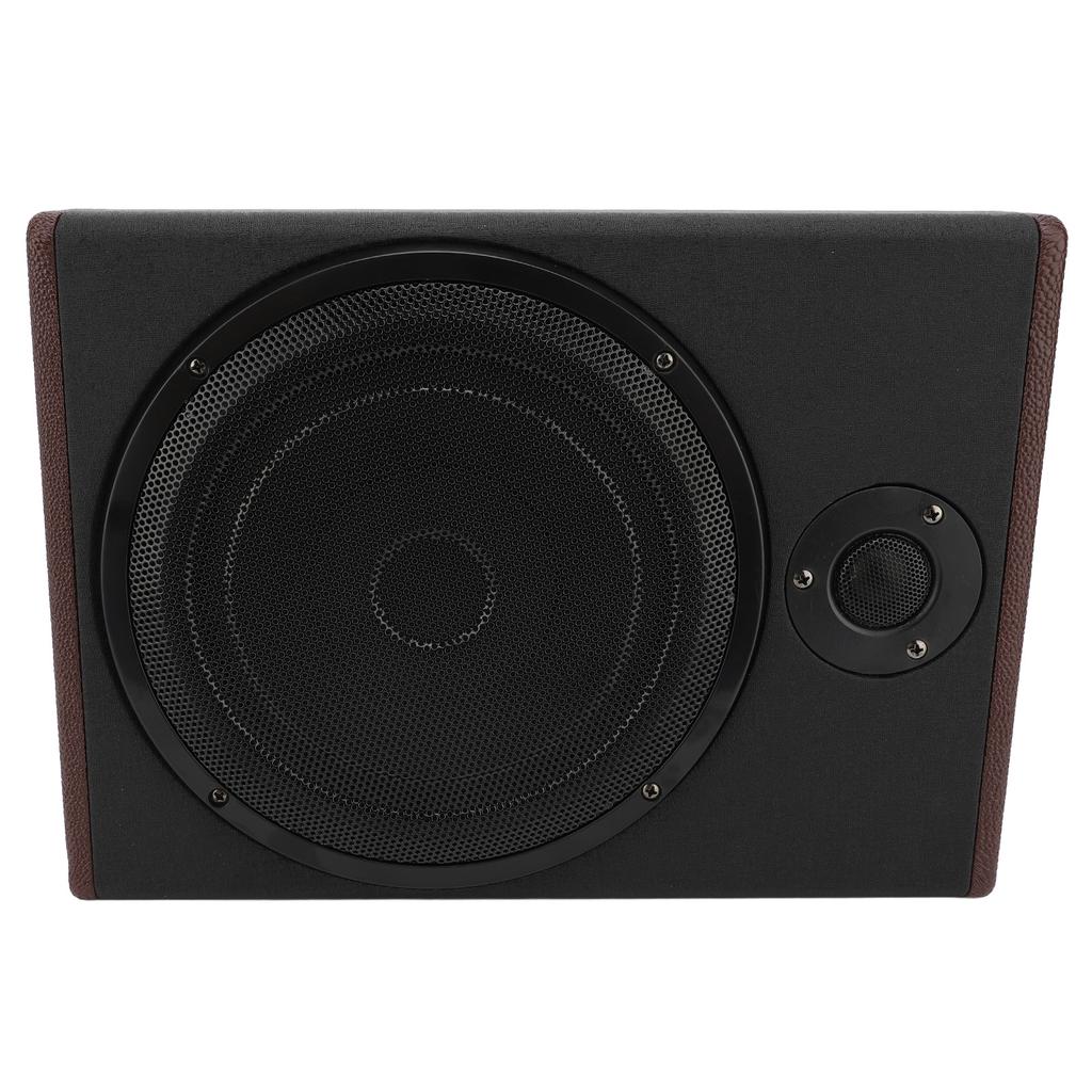 10-calowy głośnik samochodowy DC 12V pod siedzeniem, zasilany subwooferem samochodowym, głośnik niskotonowy Bluetooth