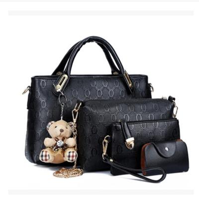 Women's Bag Fashion Four Piece Cover Mother Bag Large Capacity One Shoulder Handheld Crossbody Bag