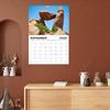 Gag Gifts - 2026 Wall Calendar, Funny Calendar, 8.5" x 11" (Open), Nature's Cock Shots Calendar with Fun Rock Photography, Dirty Santa Gift and White