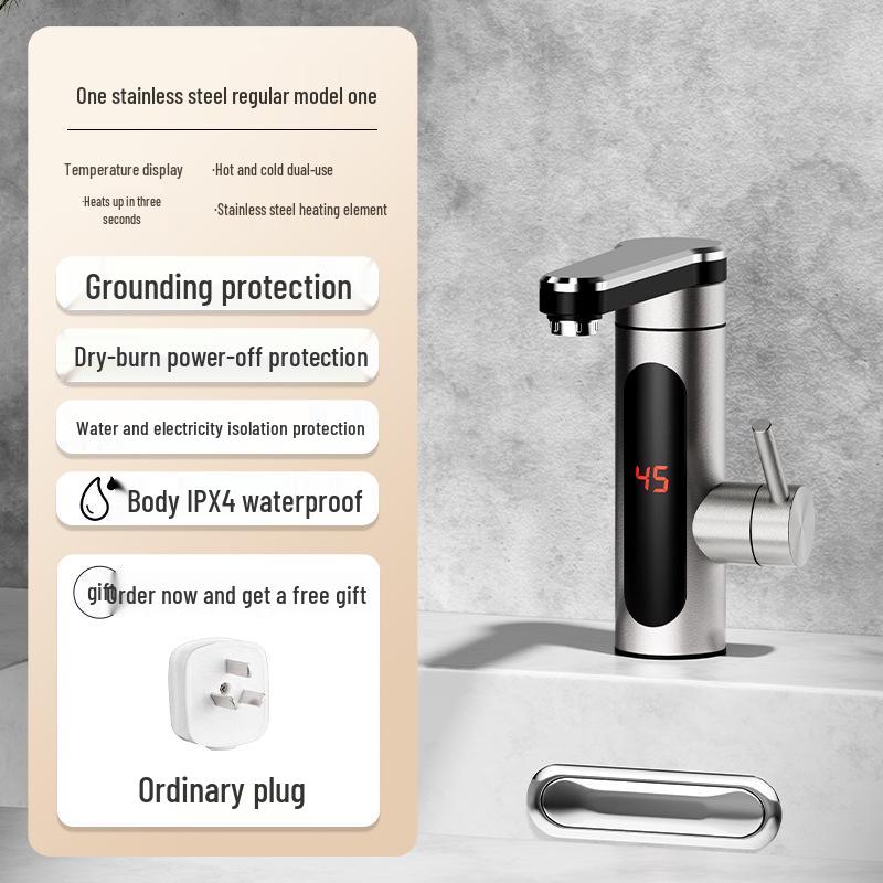 Huijiakang Dual-Use Instant Hot & Cold Electric Kitchen Faucet