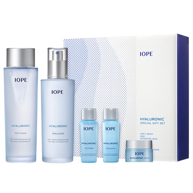 IOPE Hyaluronic Special 2-Piece Set Intensive Hydration Skincare Set Skin Softener & Emulsion