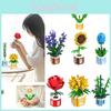 Rose Sunflower Daisy Building Blocks Model Toy Kids Gift – Decorate Surprise