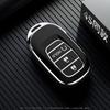 TPU Car Key Case Cover Fob Bag for Honda 2022 2023 2024 Accord Civic HR-V CR-V Pilot Sport SI EX EX-L Keychain