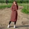 Women's Hooded Long Knitted Cardigan Coat - Autumn/Winter 2025 Collection