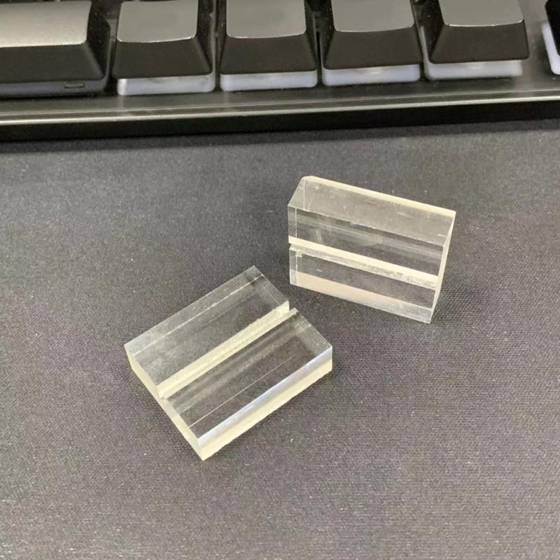 12pcs Acrylic Stands Clear Place Card Holder Table Number Stands Wedding Sign Holder Card Display Stand for Photo Office