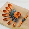 8Pcs Magnetic Suction Double Heads Baking Scale Measuring Spoon for Kitchen Measuring Dry Liquid Ingredients Rust Proof