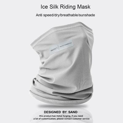 Ice Silk Sweat Collar Sunblock Neck Mask Breathable Quick Drying Washable Outdoor Sports Mask For Cycling And Hiking