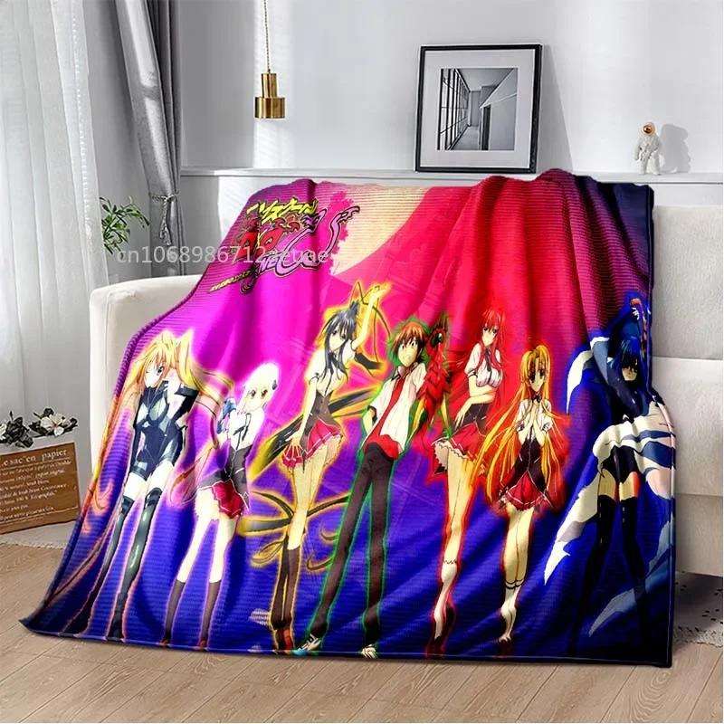 Cartoon Sexy Girl High School DxD Anime 3D Blanket Cover Flannel Blankets for Beds Sofas Warm Bed Sheet Soft Blanket