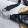 Women's Genuine Leather Multifunctial Chest Bag - Premium Waist Pack Large Capacity, Casual Crossbody Bag for Travel Commute