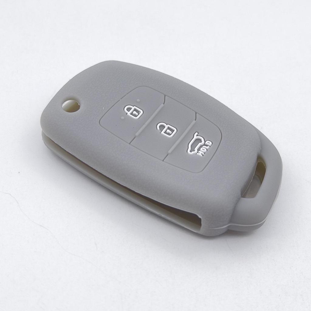 Modern Santa Fe ix35 Foldable Remote Key Silicone Protective Case