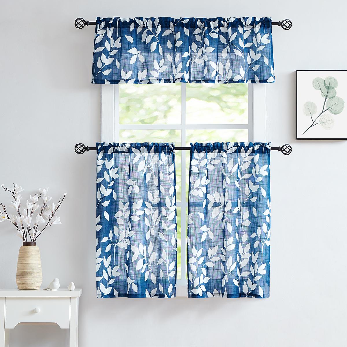 

Шторы-листья, занавески для кухни 132x38см 1шт 68x60см 68x91см 2шт 132x38cm&Fixed Pleat