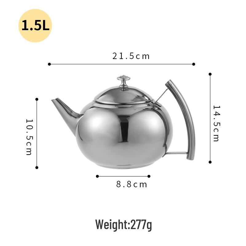 Homeglen Thickened Stainless Steel Tea Kettle with Infuser