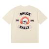 24SS cross-border European and American tide brand RHUDE micro-label letter skull print short-sleeved t-shirt men's and women's American high street