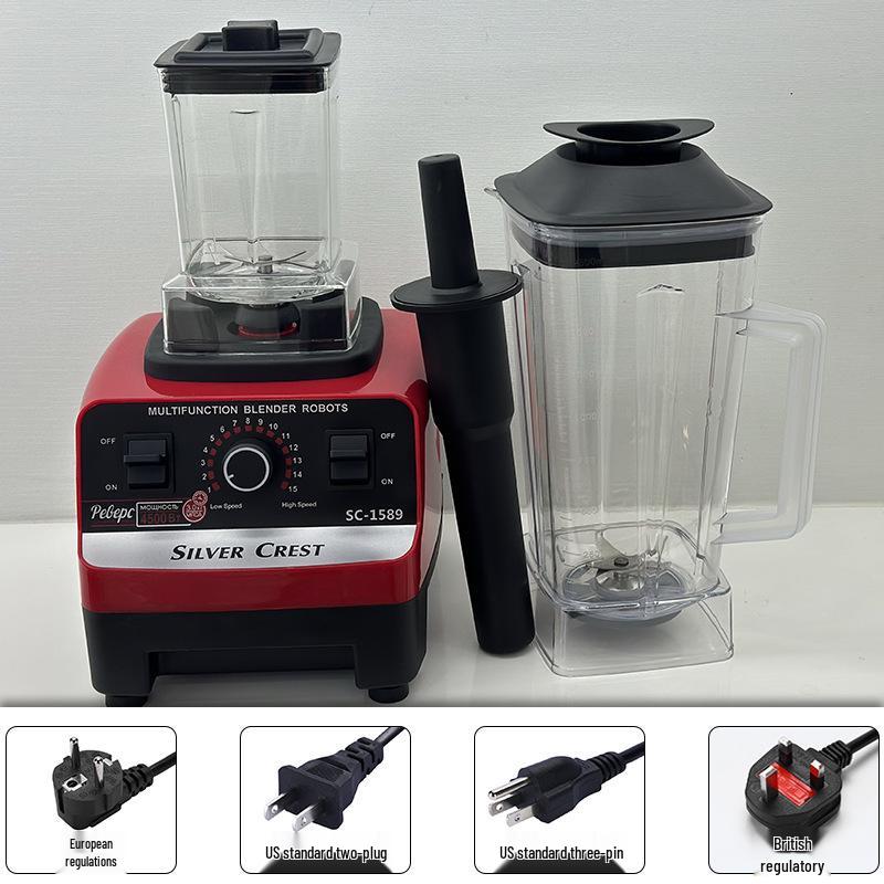 Multi-Functional High-Power Blender, Food Processor, Meat Grinder, and Juicer