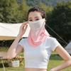 Summer Activities Face Guard Ice Silk Sunscreen Cover for Face Neck And Clavicle